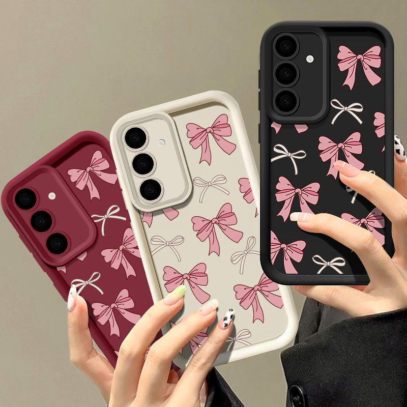 Bow Tie Silicone Case For Sams - đánh giá và giá Samsung Galaxy A55