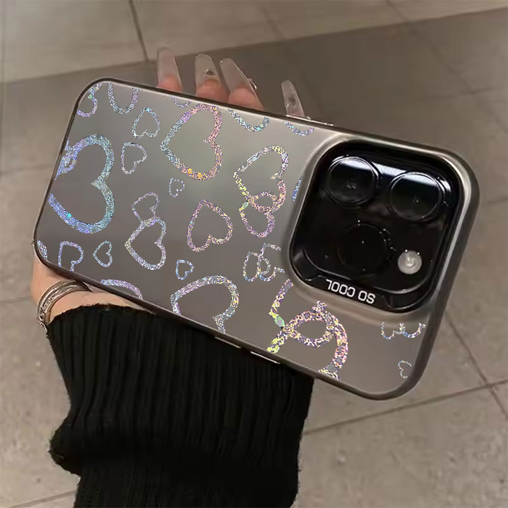 Colorful Heart Print Case For  - đánh giá và giá Apple Iphone 15 Pro Max