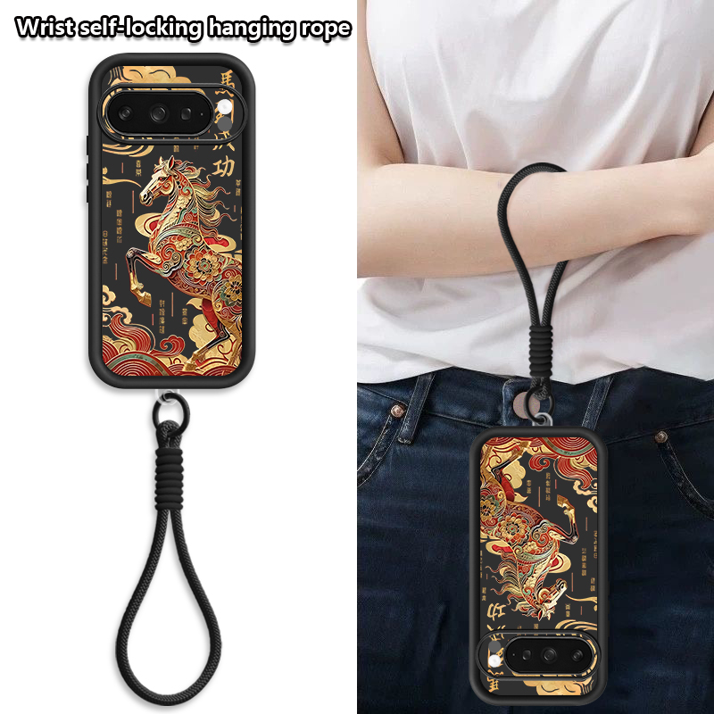 Cute Foal Print Wrist Strap La - đánh giá và giá Google Pixel 9 Pro